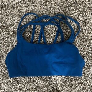 Athleta blue sports bra